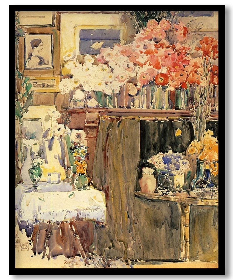 The Altar And The Shrine by Childe Hassam (1892)
