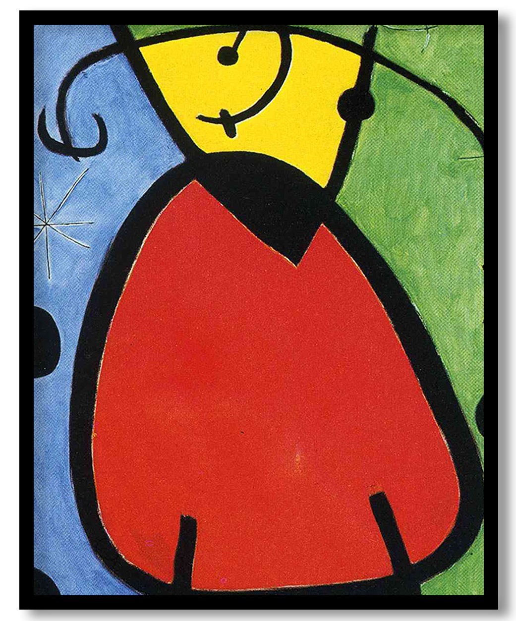 Joan Miro、LE GRAND NU DEBOUT、画集画、新品額装付 NU DEBOUT by Joan Miró on artnet