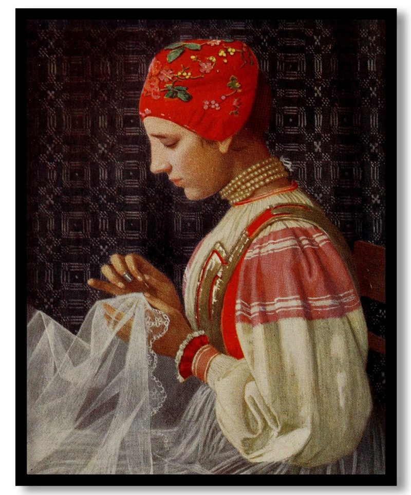 The Bridal Veil by Marianne Stokes (1909)