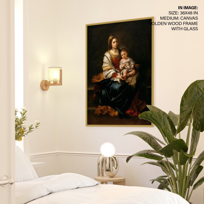 The Madonna of the Rosary by Bartolome Esteban Murillo (Unknown)
