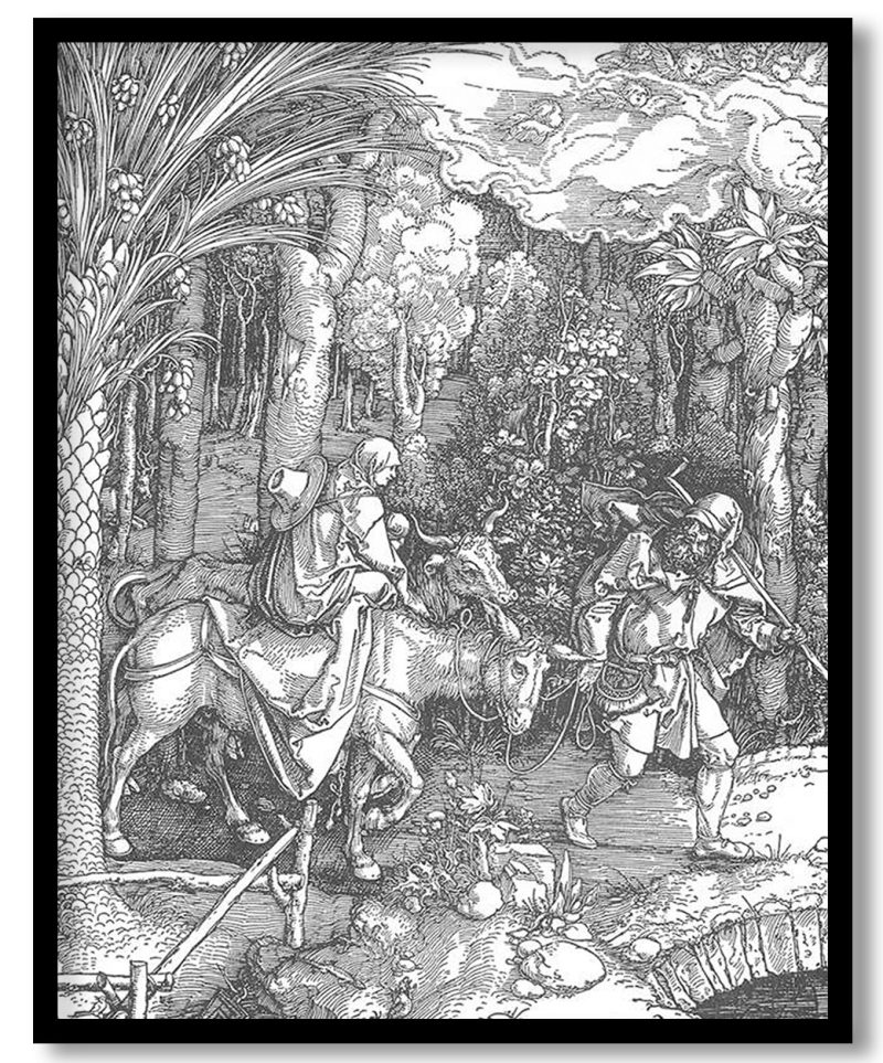 The Flight into Egypt by Albrecht Durer (1511)