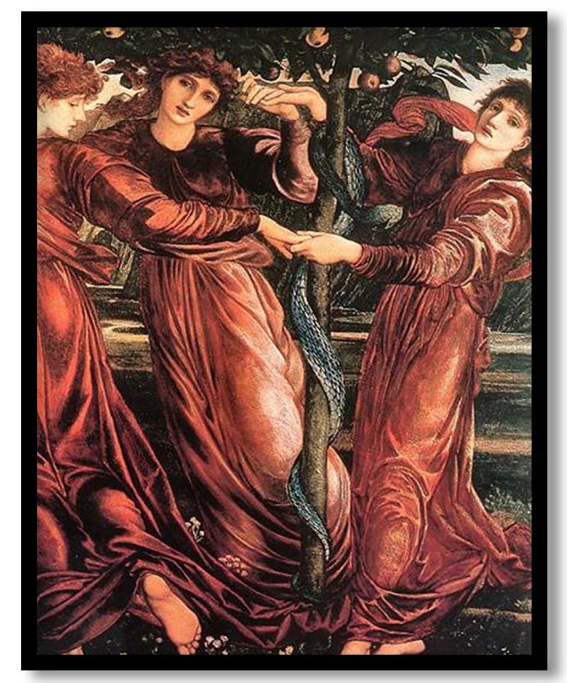 The Garden Of The Hesperides by Edward Burne Jones (1870-1877)