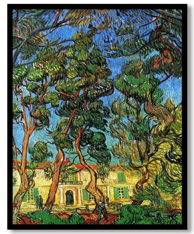 The Grounds of the Asylum by Vincent van Gogh (1889)
