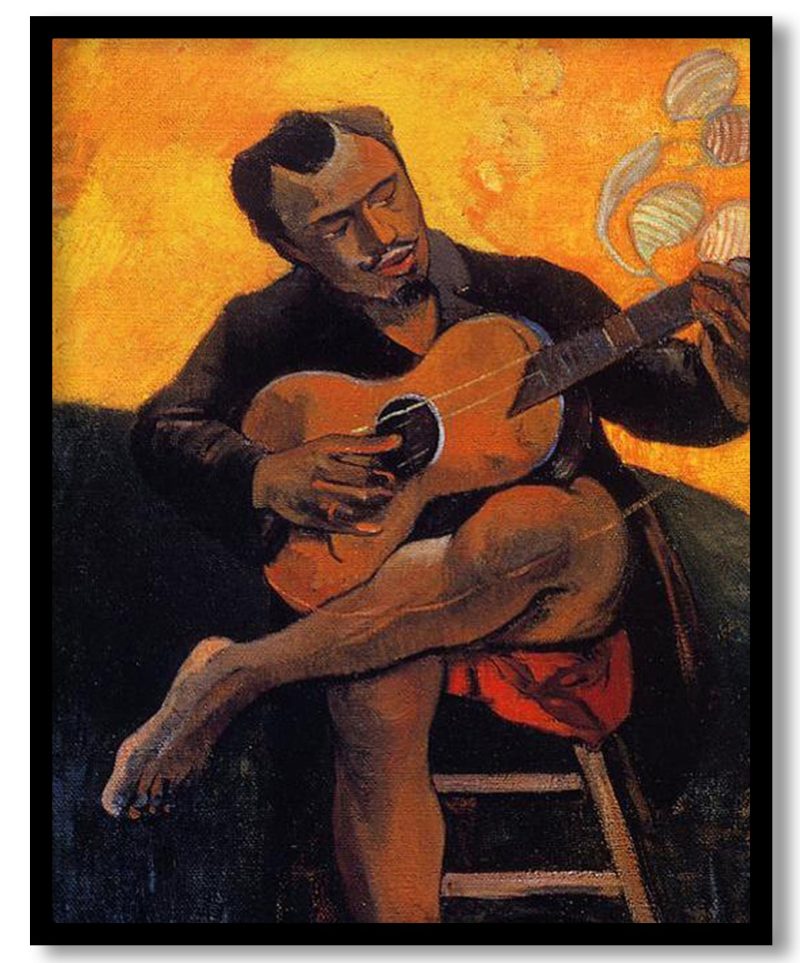 The guitar player by Paul Gauguin (1894)