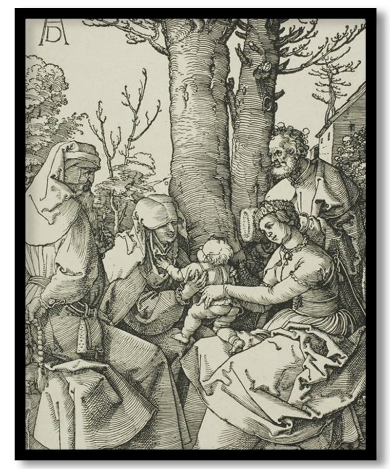 The Holy Family with Joachim and Saint Ann by Albrecht Durer (1511)