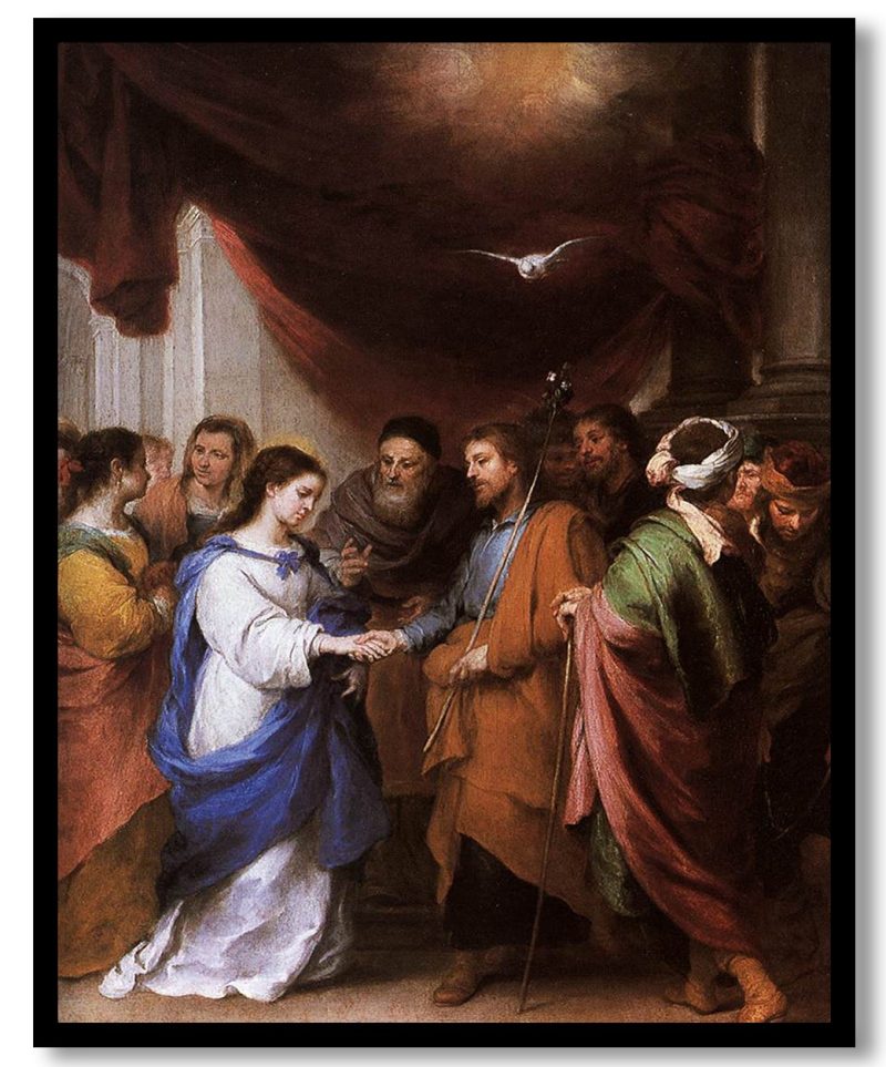 The Marriage of the Virgin by Bartolome Esteban Murillo (1665-1670)