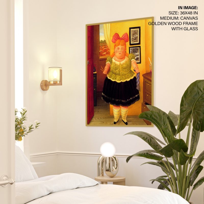 The Seamstress by Fernando Botero (Unknown)