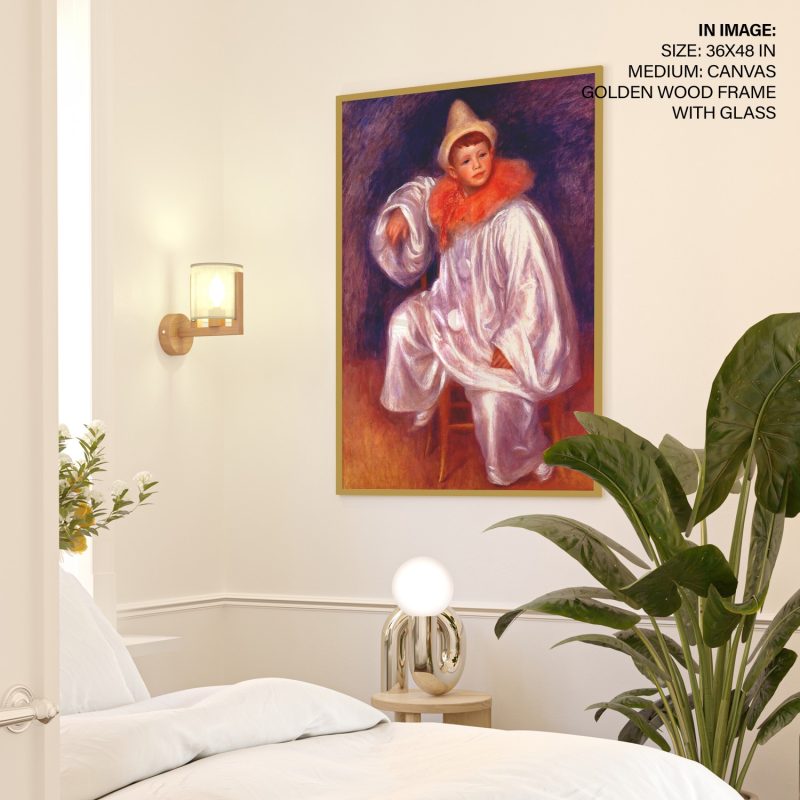 Wall Art | The white pierrot (Jean Renoir) by Pierre Auguste
