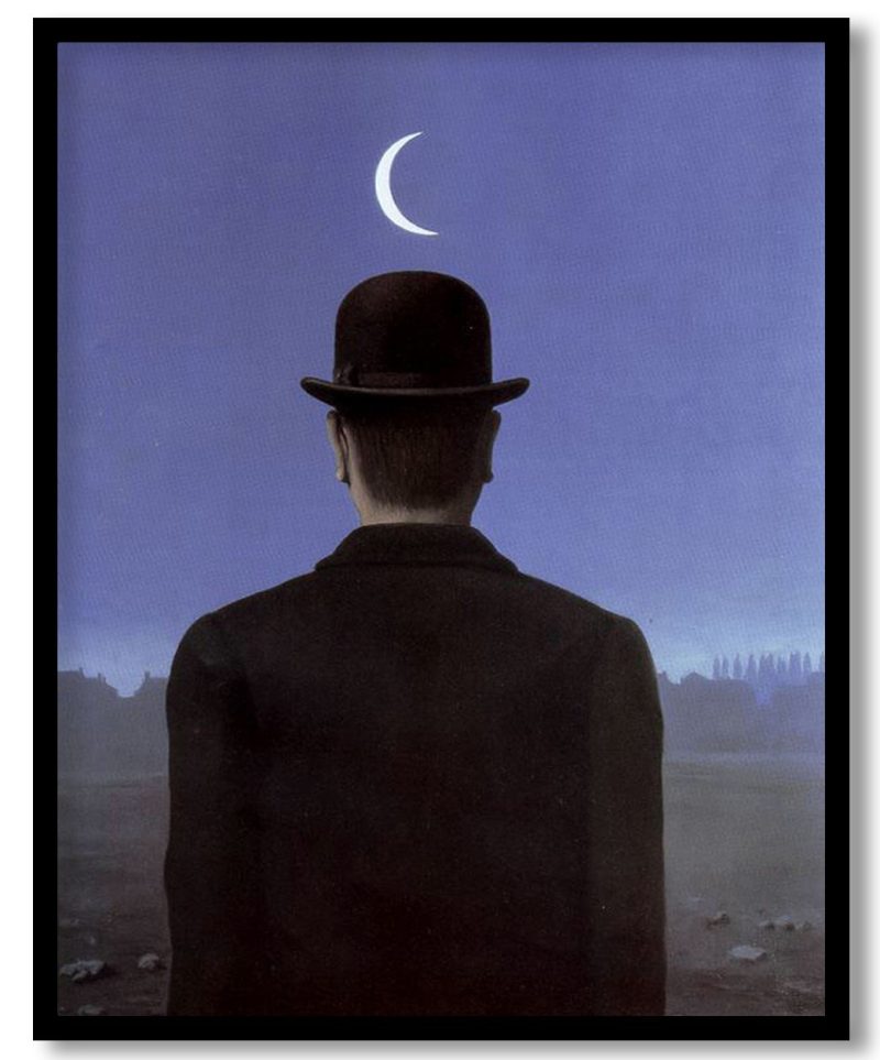 The schoolmaster by Rene Magritte (1954)