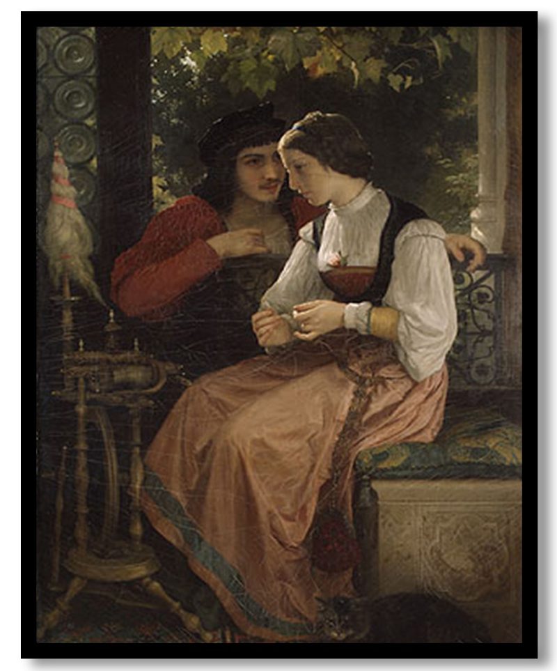 The Proposal by William Adolphe Bouguereau (1872)