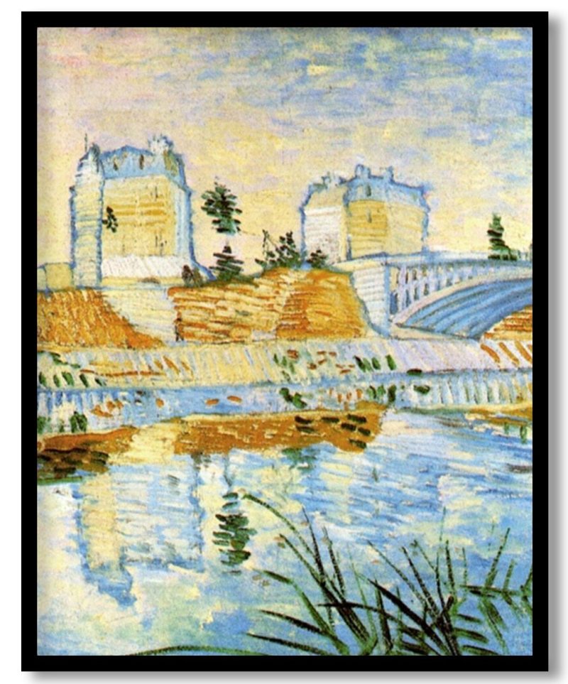 The Seine with the Pont de Clichy by Vincent van Gogh (1887)
