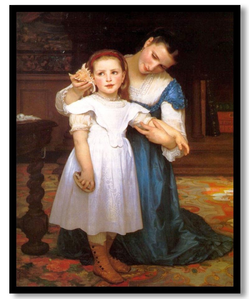 The Shell by William Adolphe Bouguereau (1871)