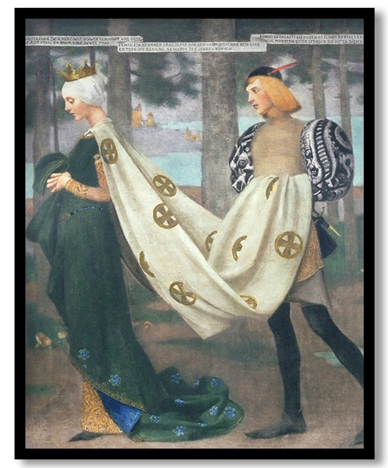 The Queen and the Page by Marianne Stokes (Unknown)