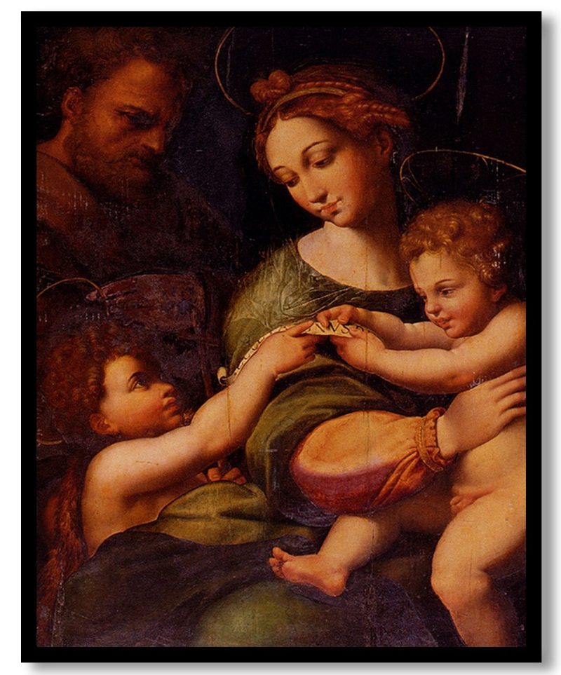 The Virgin of the Rose by Raphael (1518)