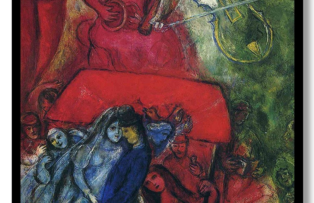 Wall Decor | The Wedding by Marc Chagall (1944) | Custom Size