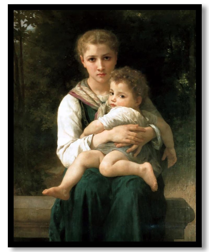 The Two Sisters by William Adolphe Bouguereau (1877)