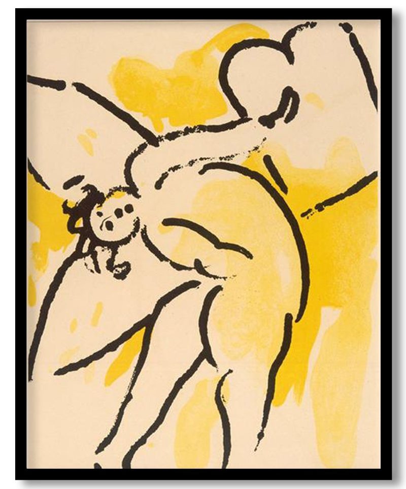 Title page, Angel by Marc Chagall (1956)