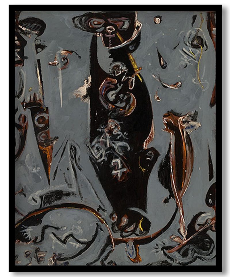 Totem Lesson 2 by Jackson Pollock (1945)