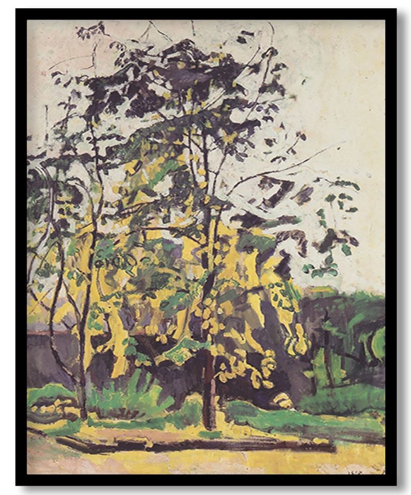 Tree in the workshop garden by Ferdinand Hodler (1917)