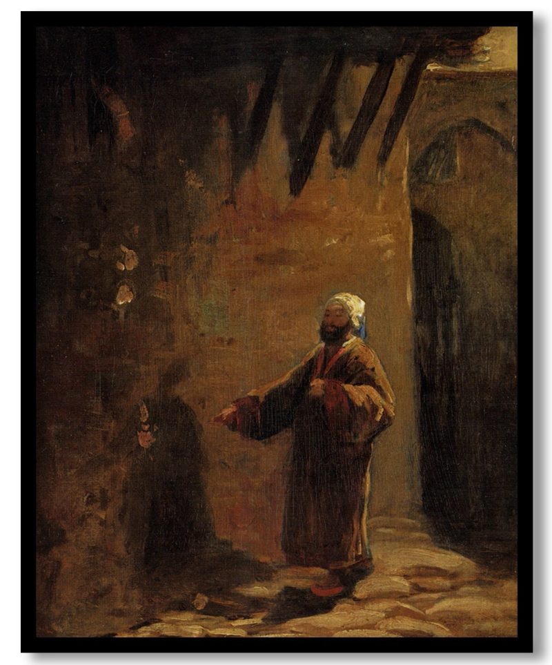 Turk in Enger Gasse by Carl Spitzweg (Unknown)