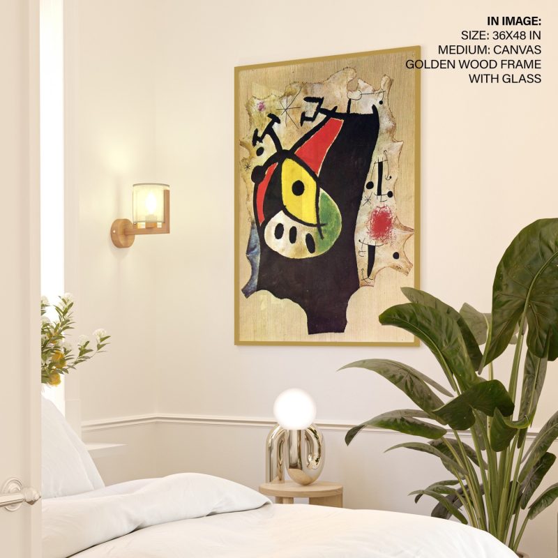 Woman in the Night by Joan Miro (1967)