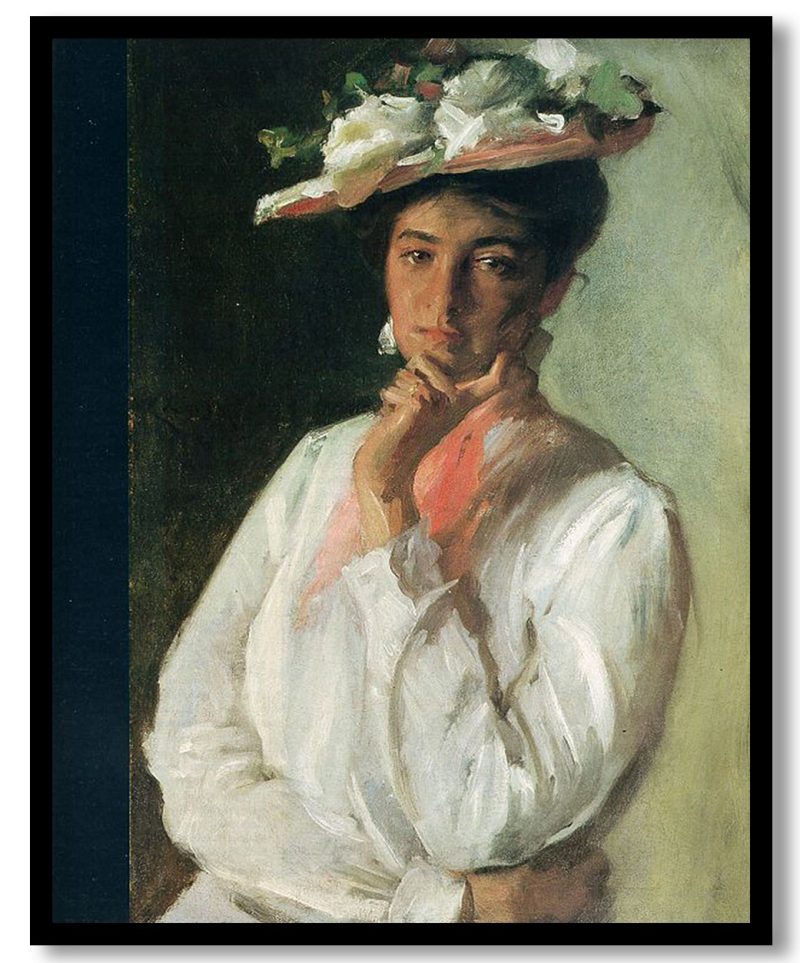 Woman in White by William Merritt Chase (Unknown)
