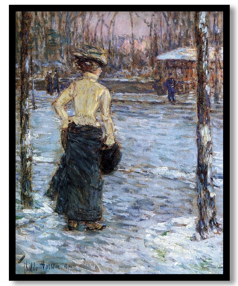 Winter, Central Park by Childe Hassam (1901)
