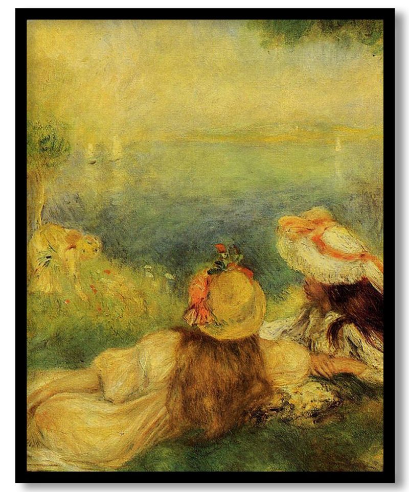 Young Girls by the Sea by Pierre Auguste Renoir (1894)
