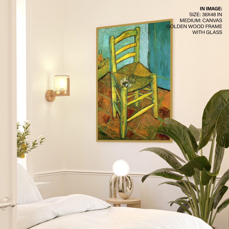Van Gogh's Chair by Vincent van Gogh (1889)