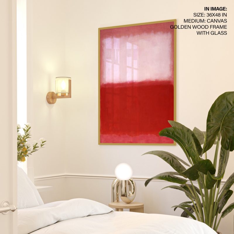 White Over Red by Mark Rothko (1957)
