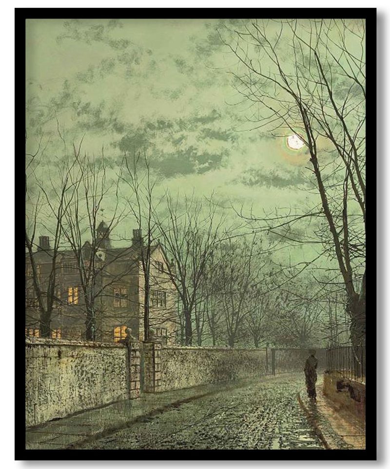 Under the Moonbeams by John Atkinson Grimshaw (Unknown)