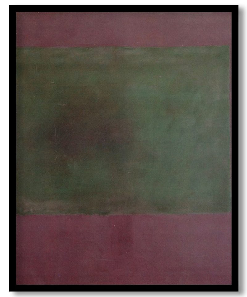 Untitled (Green on Maroon) by Mark Rothko (1961)