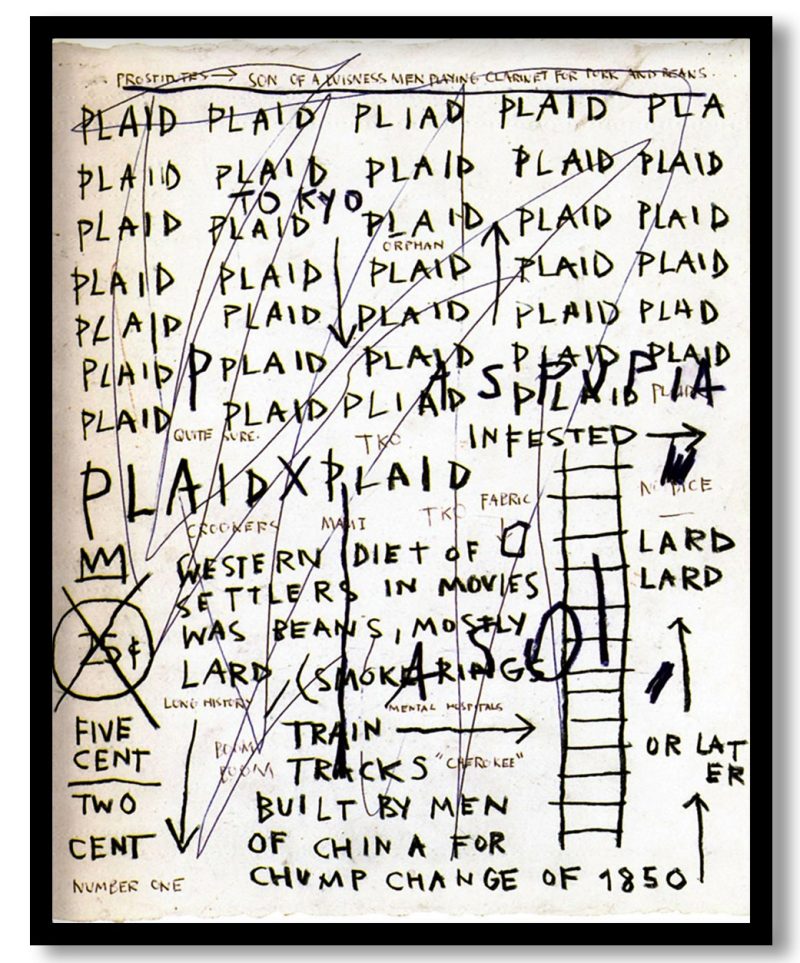 Untitled (Plaid) by Jean Michel Basquiat (1982)