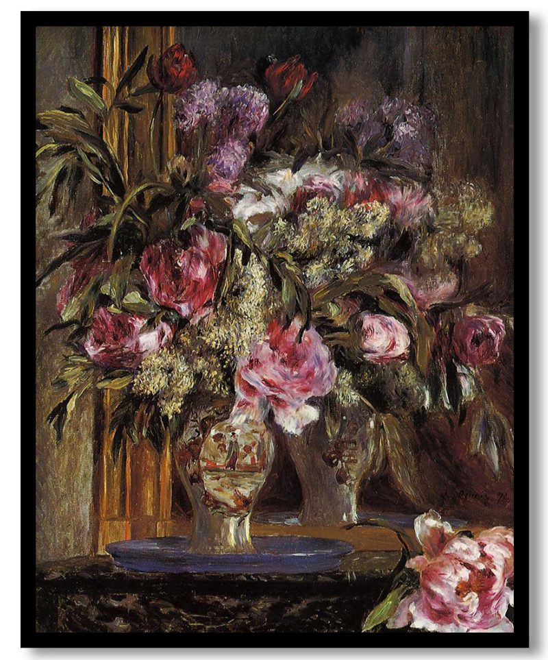 Vase of Flowers by Pierre Auguste Renoir (1871)