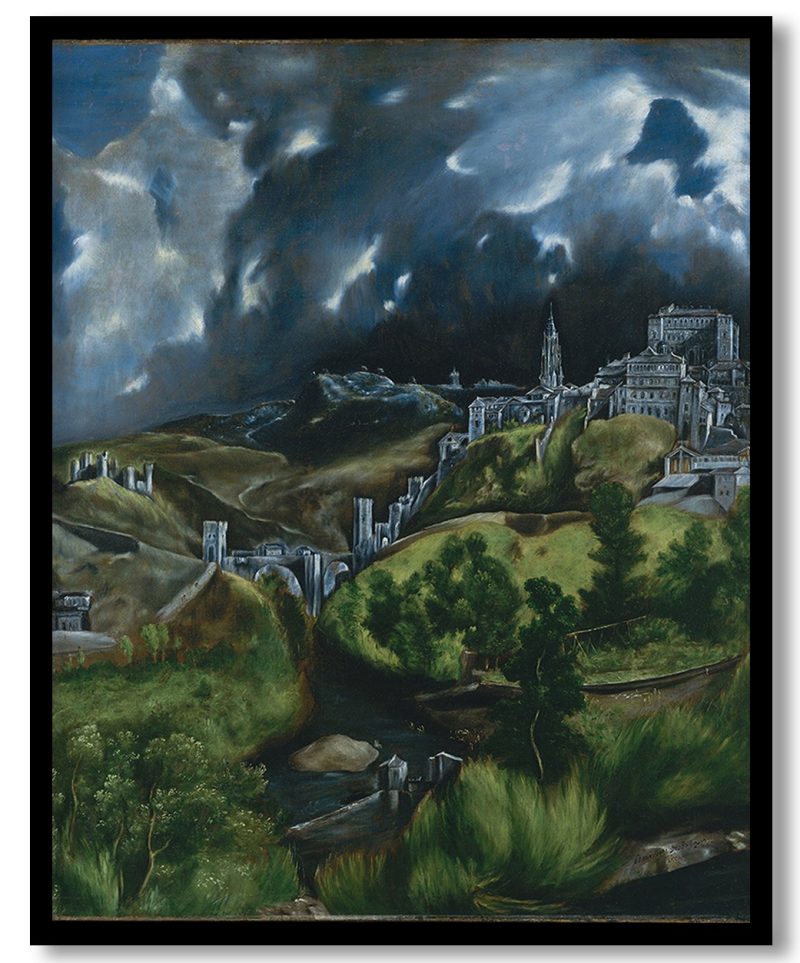 View of Toledo by El Greco (1599)