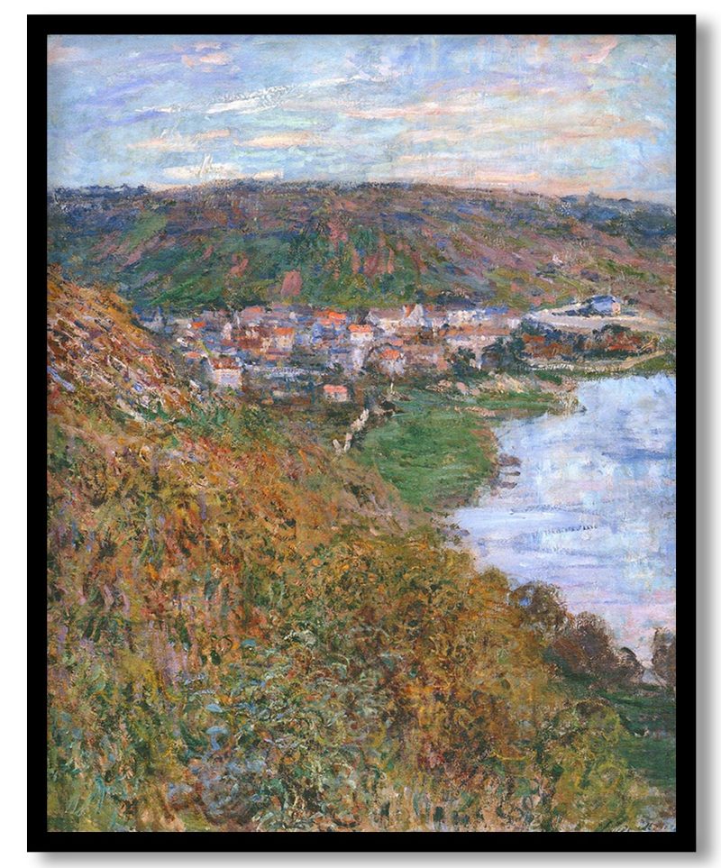 View over Vetheuil by Claude Monet (1880)