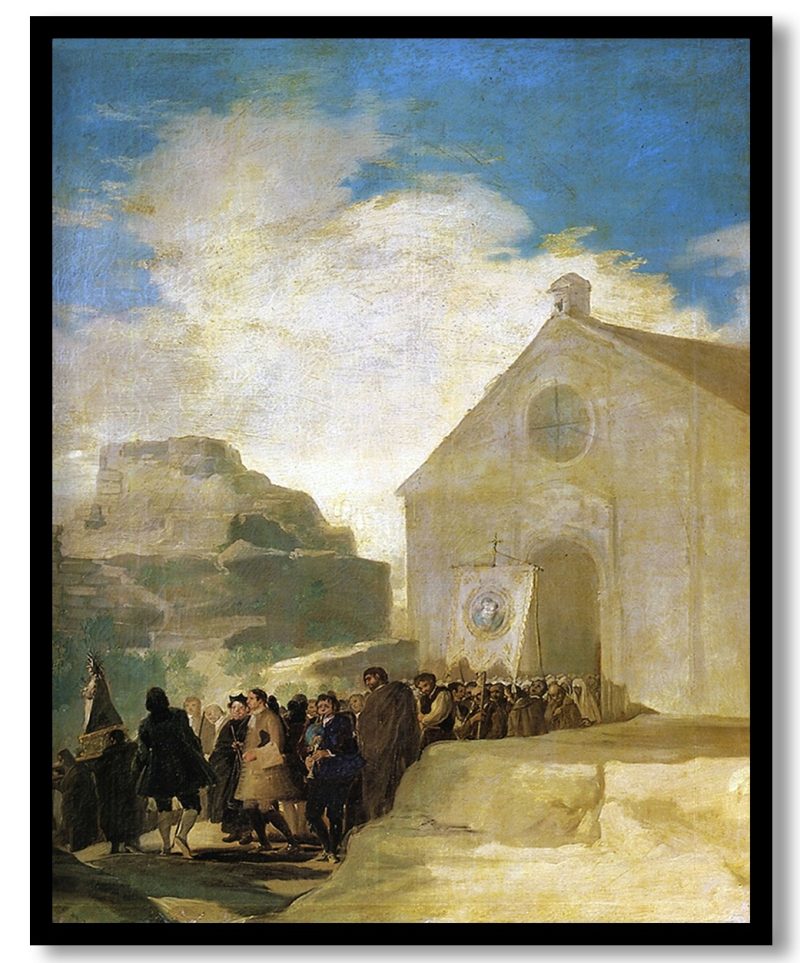 Village Procession by Francisco Goya (1786-1787)