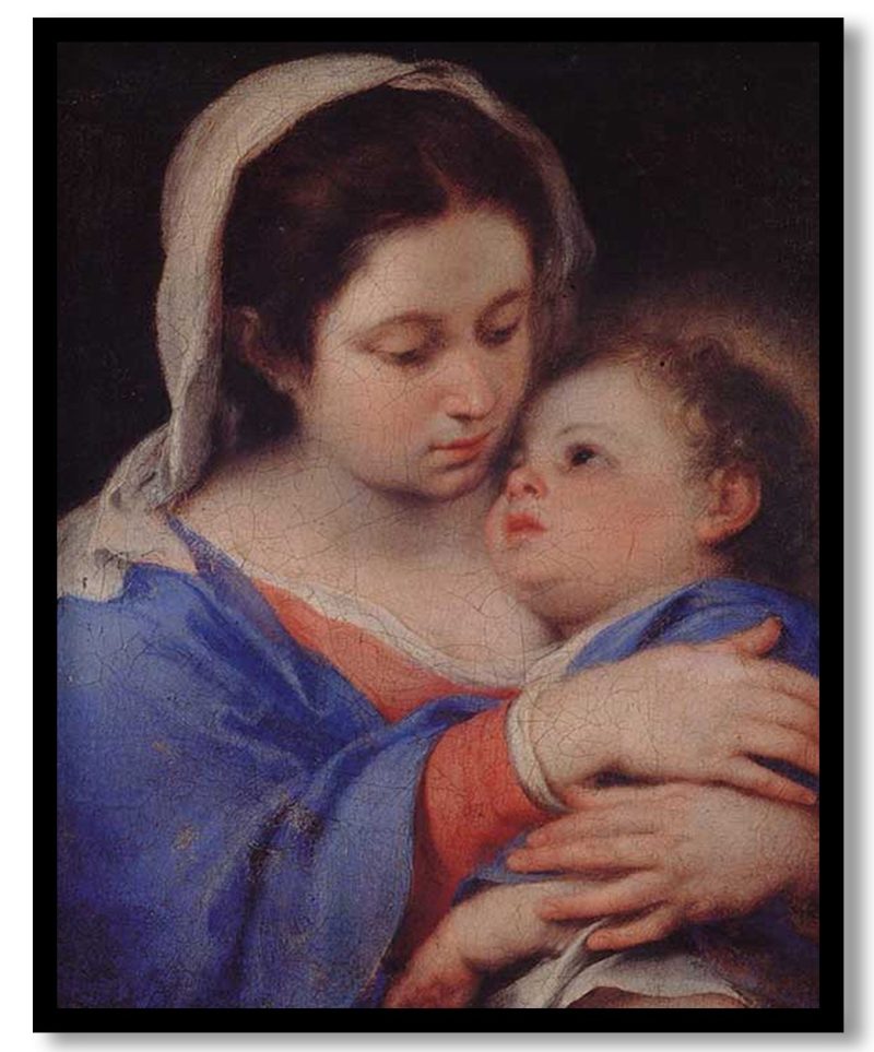 Virgin and Child by Bartolome Esteban Murillo (Unknown)