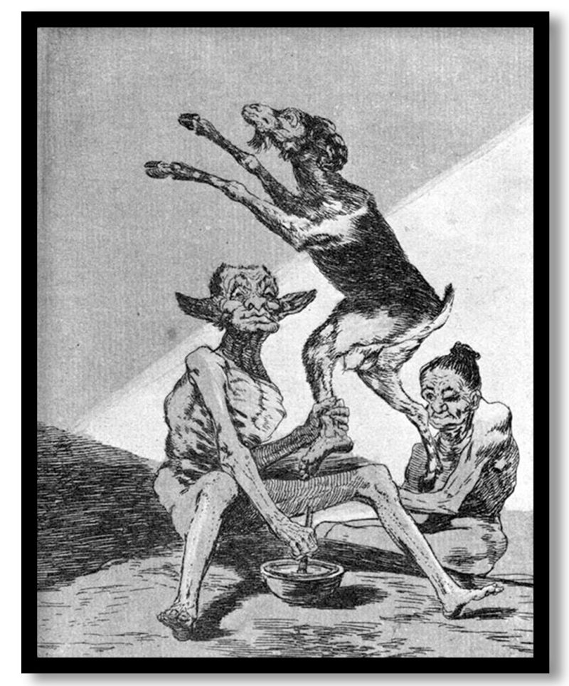 Wait till you have been anointed by Francisco Goya (1799)