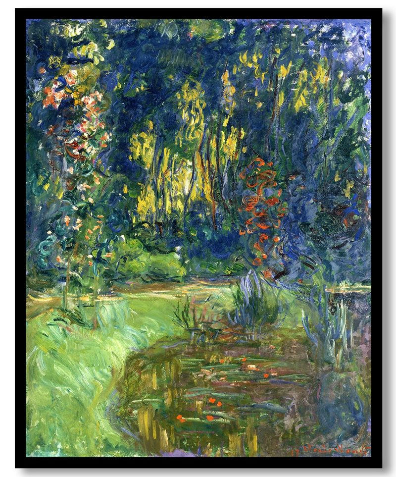 Water Lily Pond at Giverny by Claude Monet (1918-1919)