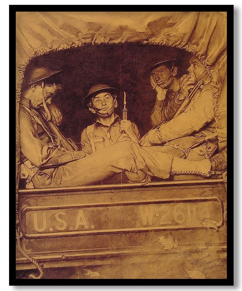 William Gillis in Convoy by Norman Rockwell (1943)