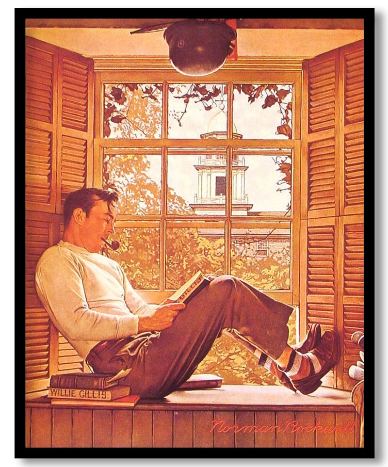 Willie Gillis in College by Norman Rockwell (1946)