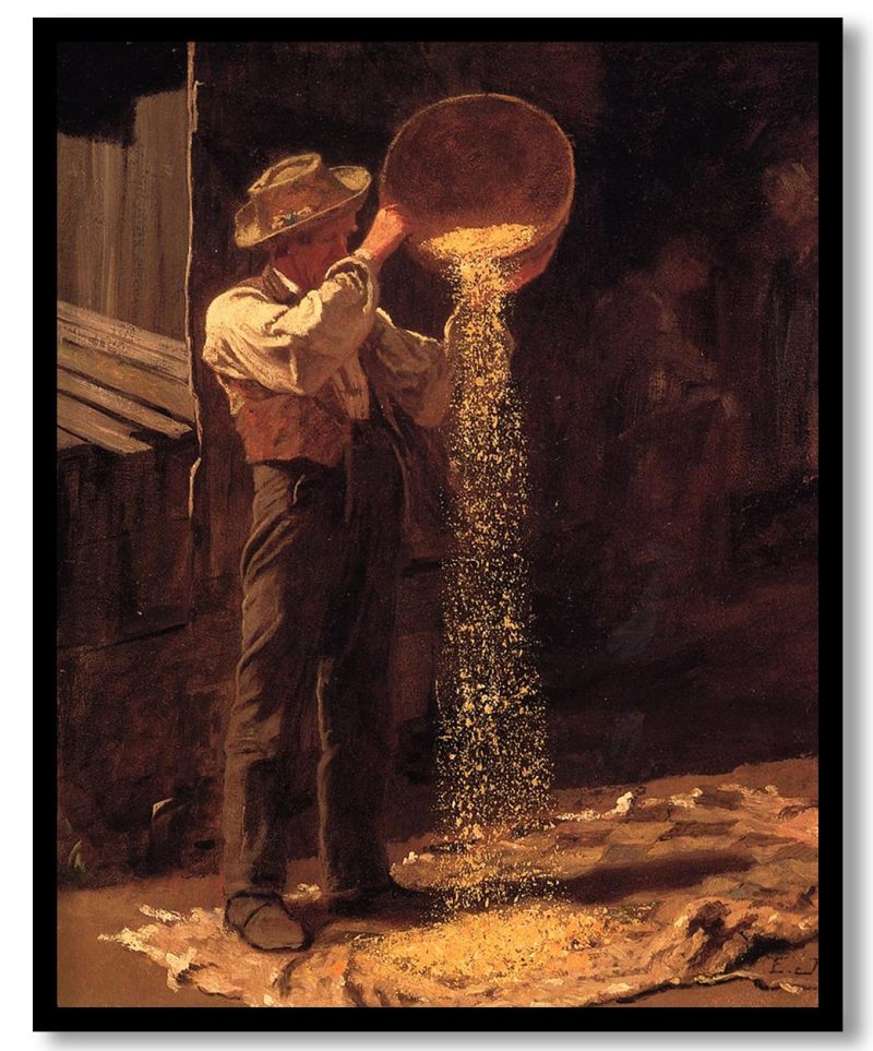 Winnowing Grain by Eastman Johnson (1879)