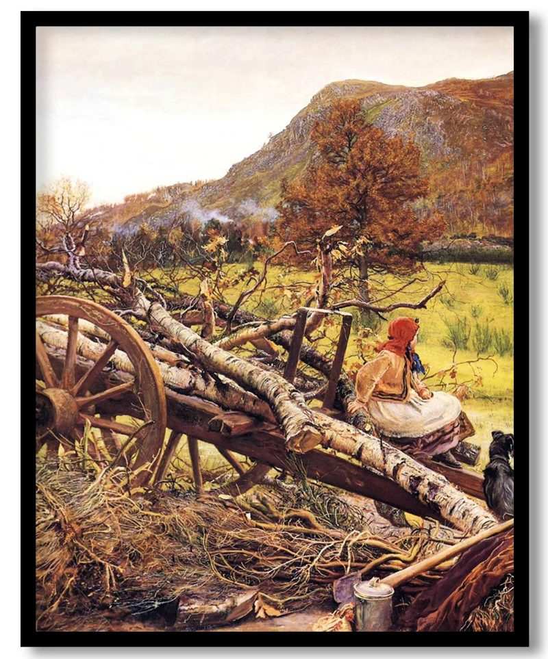 Winter Fuel by John Everett Millais (1873)