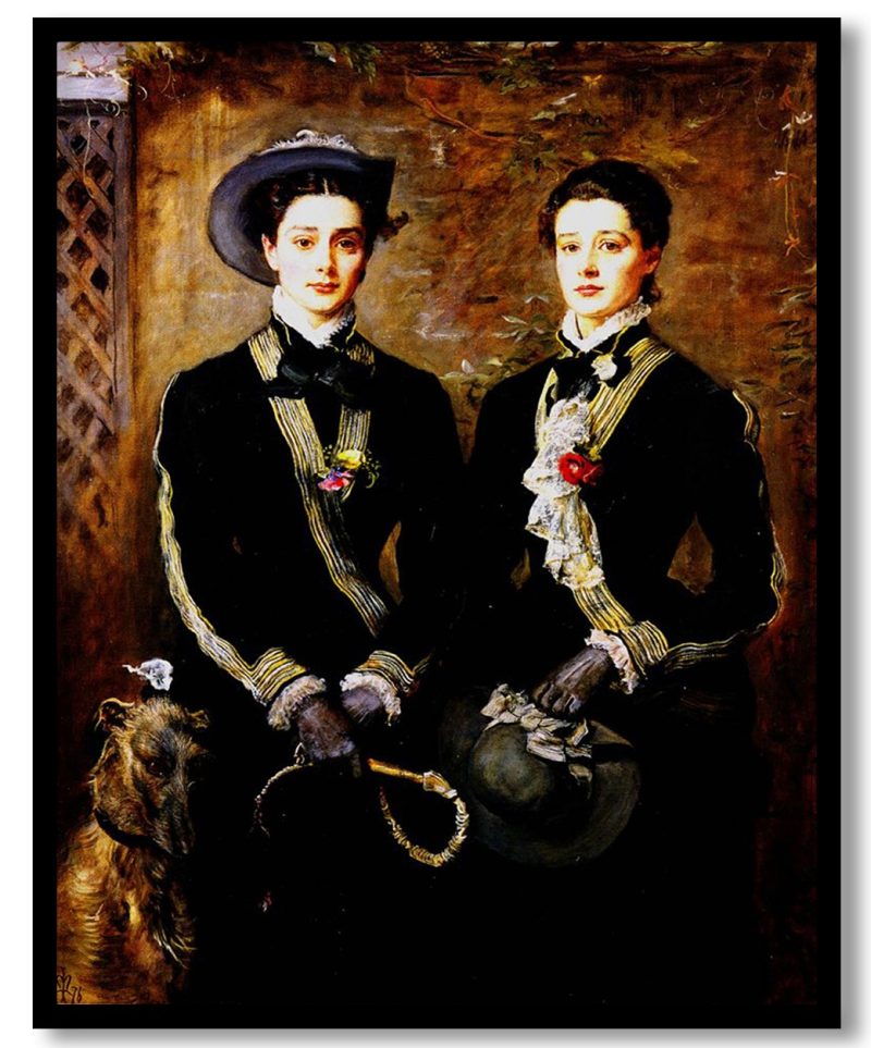 Twins (Grace and Kate Hoare) by John Everett Millais (1876)