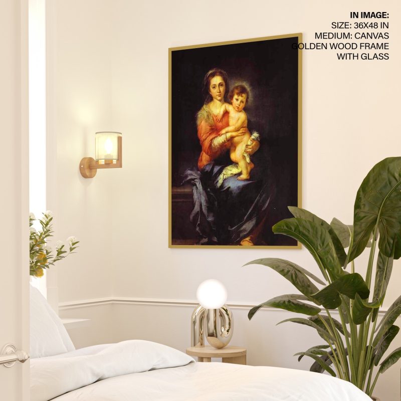 Madonna and Child by Bartolome Esteban Murillo (1650)