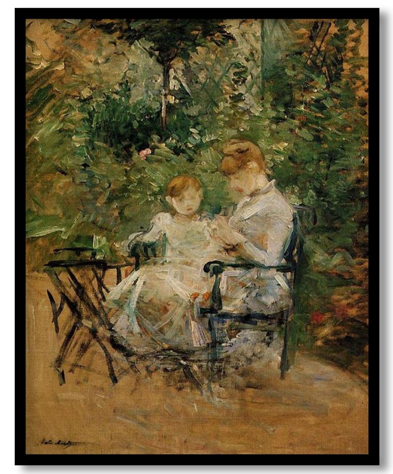 In the Garden by Berthe Morisot (1885)