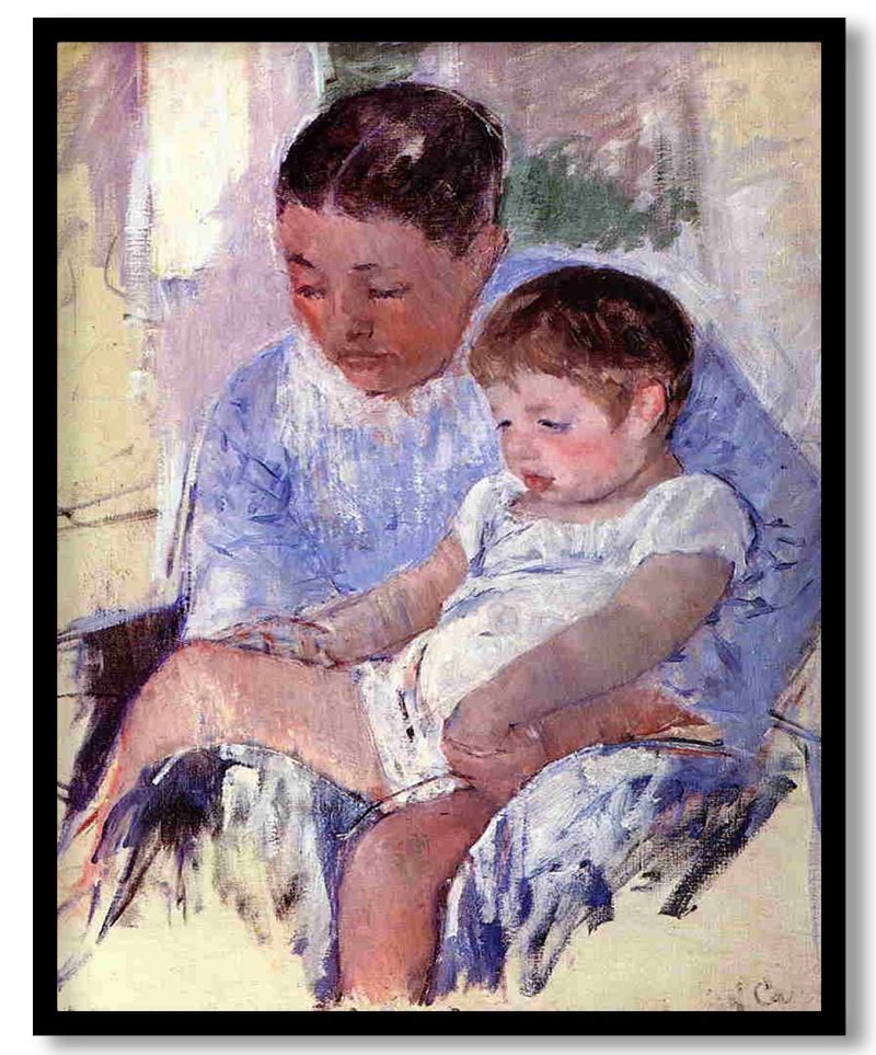 Jenny and Her Sleepy Child by Mary Cassatt (1891)