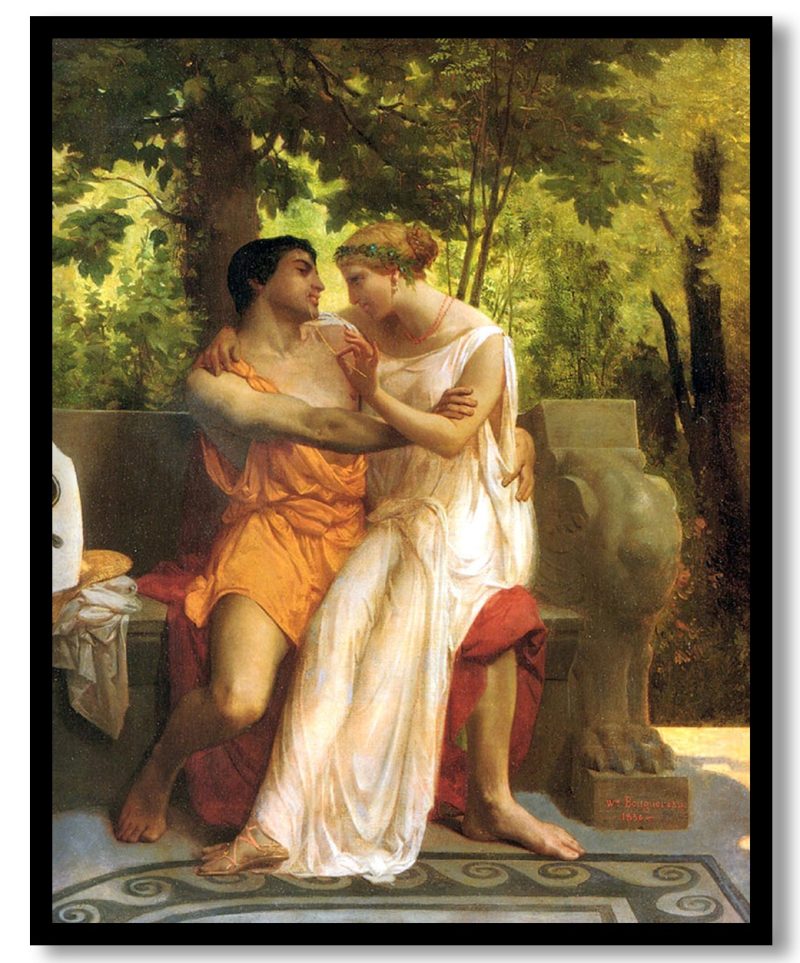 Lidylle by William Adolphe Bouguereau (1850)