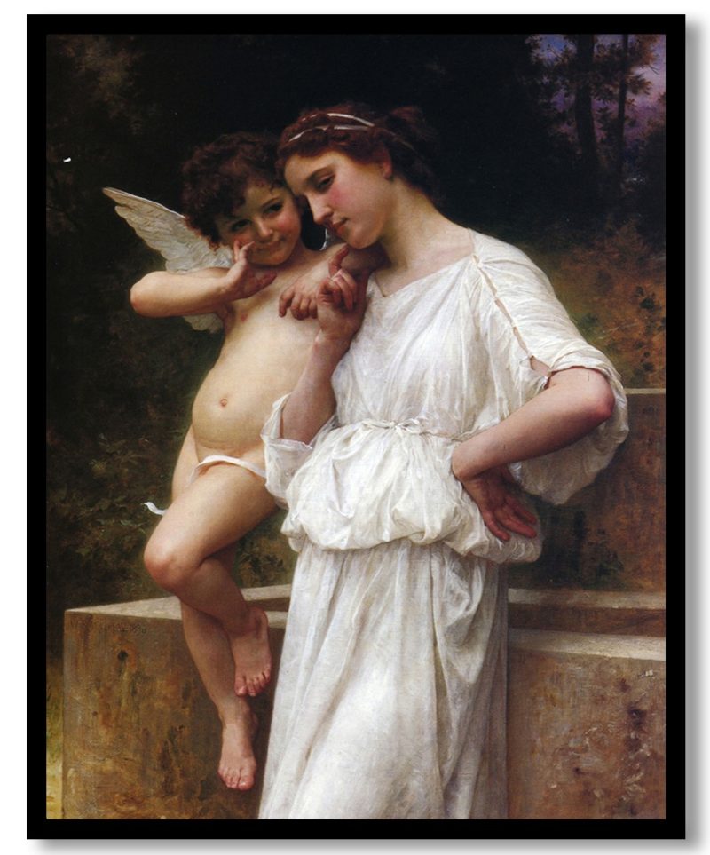 Love`s Scerets by William Adolphe Bouguereau (1896)